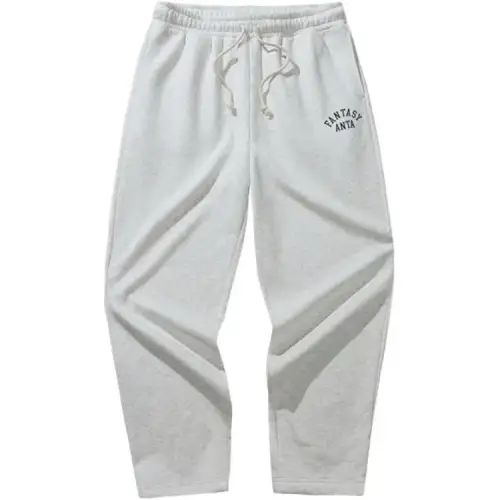 Anta Life Collection Comfortable Casual Minimalist Style Loose Fit Fleece Lined Knitted Sweatpants Men's