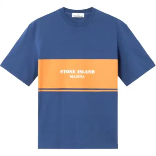 Stone Island logo-print T-shirt