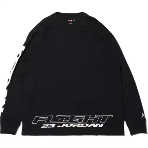 Jordan Apparel Sweatshirts Men's Black Crew Neck Moderate