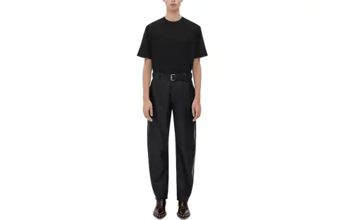 Bottega Veneta FW22 Casual Pants Men's Black