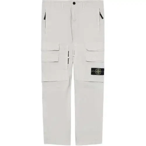 STONE ISLAND Cargo Pants Men's Gray