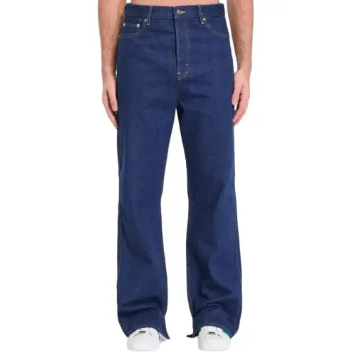 GUCCI High Waisted Wide Leg Jeans