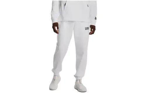 Under Armour Casual Pants Unisex White Moderate Cuffed Pants