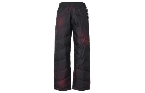 FILA FUSION Fashionable velvet keep warm trousers with down for men and women, with your logo imprint, loose fit, goose down