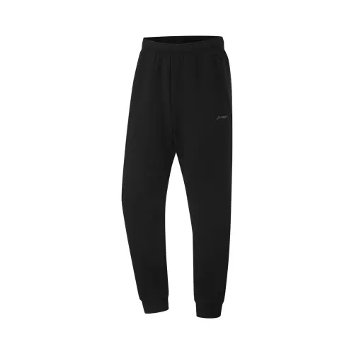 Li Ning Fitness Series Knitted Sweatpants Men's Black