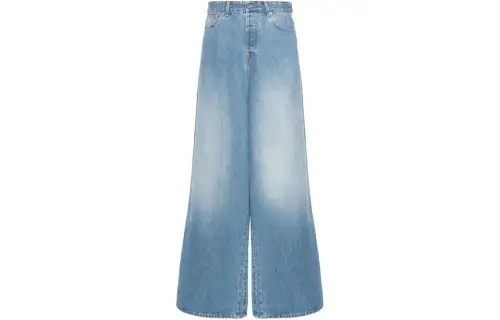Vetements Wide-Leg High-Rise Jeans