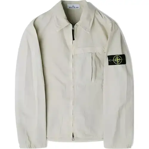 STONE ISLAND Organic Cotton Shirt Jacket