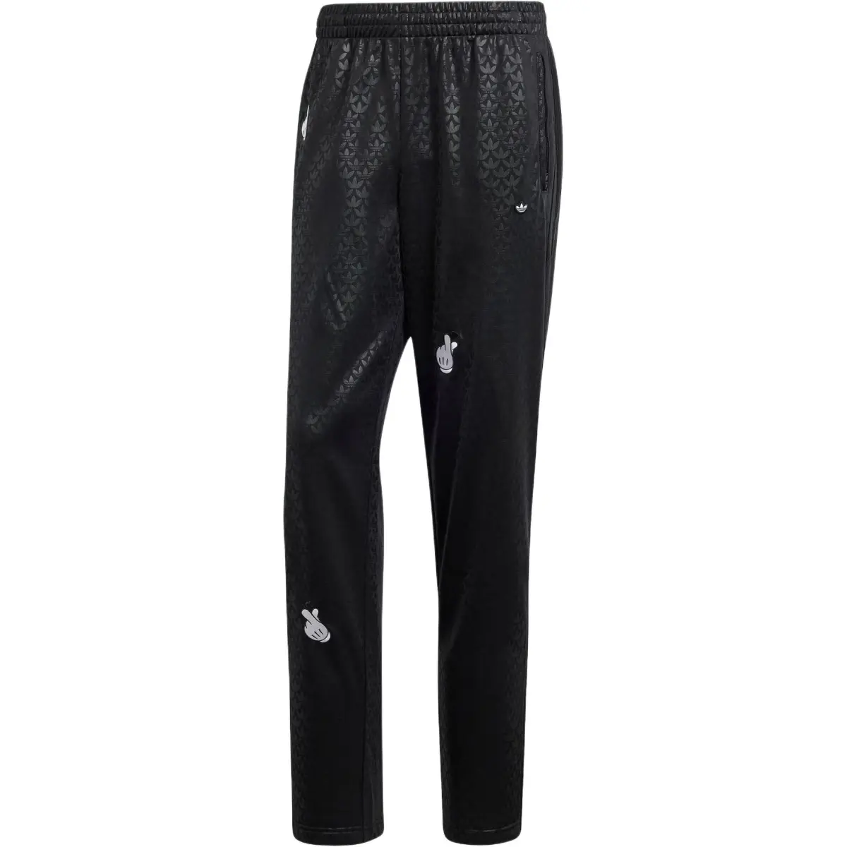 Adidas Originals x MILAOSHU,LIANMINGKUAN Mickey Mouse Knitted Sweatpants Men's Black