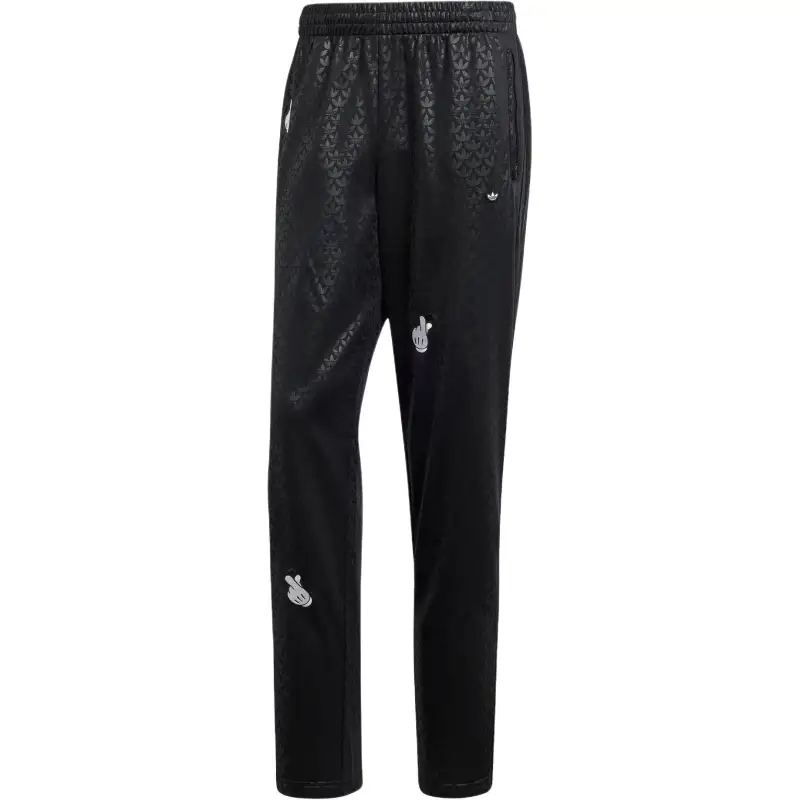 Adidas Originals x MILAOSHU,LIANMINGKUAN Mickey Mouse Knitted Sweatpants Men's Black