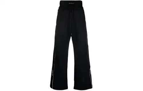 OFF WHITE Casual Pants, Regular Fit Men's Black