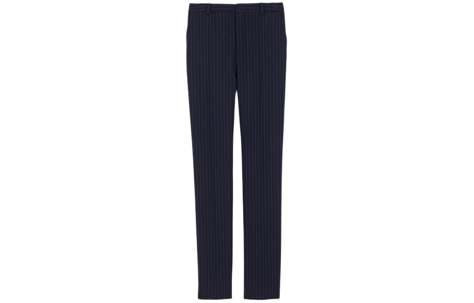 SAINT LAURENT High Waist Striped Pants