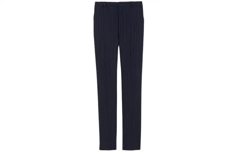 SAINT LAURENT High Waist Striped Pants