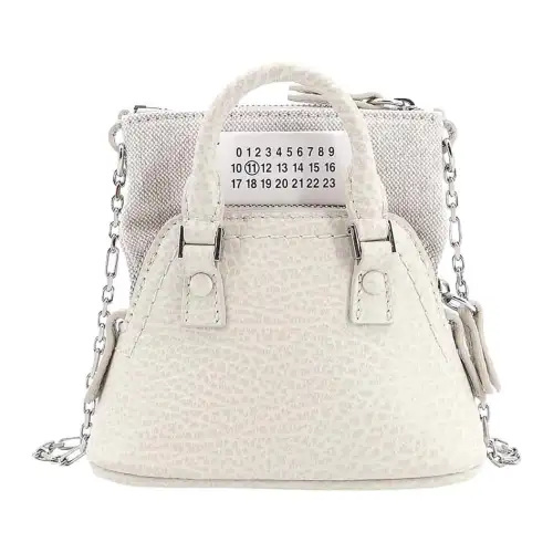 Maison Margiela Numbers Patch Zipped Mini Shoulder Bag