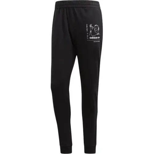 Adidas Originals TRACKPANTS Knitted Sweatpants Men's Black