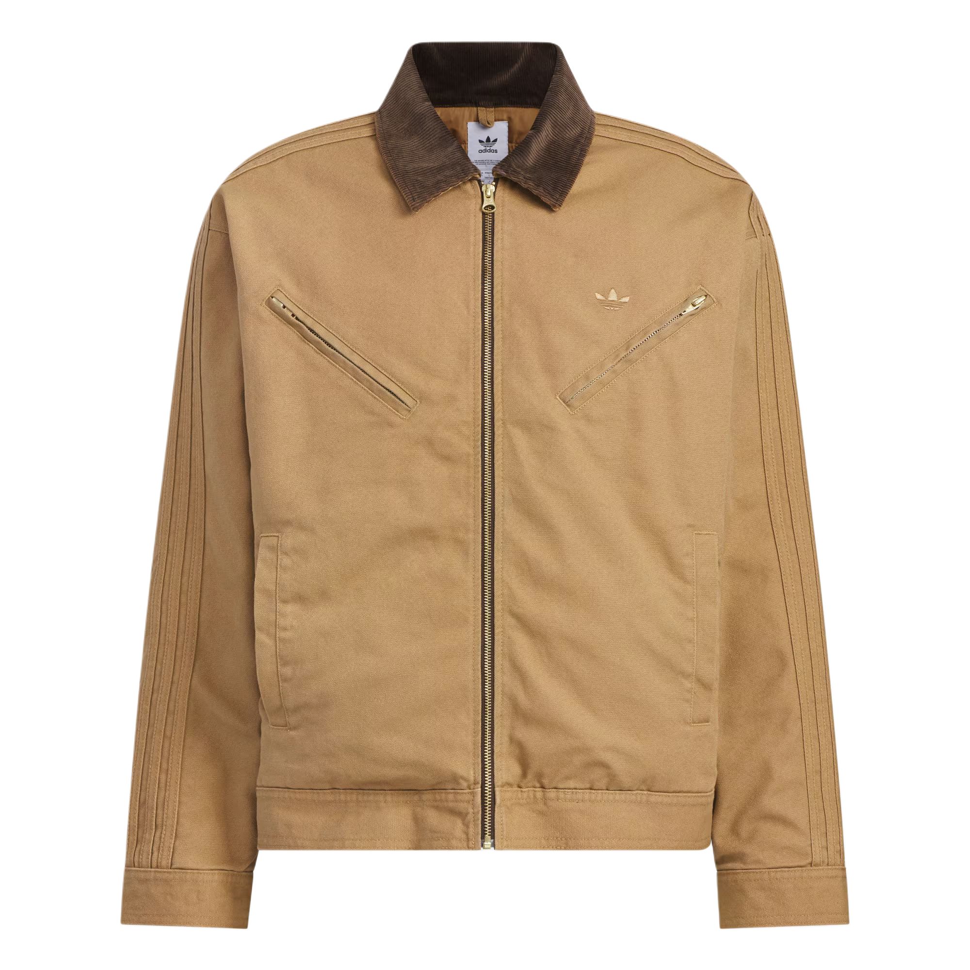 Adidas Originals WASHED PAD JKT U Puffer Jacket Men's Desert Brown/Gold