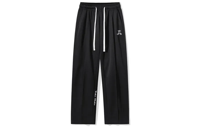 FIDO DIDO Casual Pants Unisex Moderate Straight Fit Pants