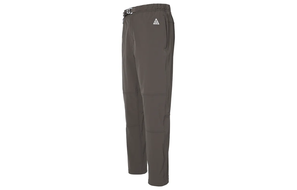 Nike Casual Pants Men's Brown Moderate Straight Fit Pants