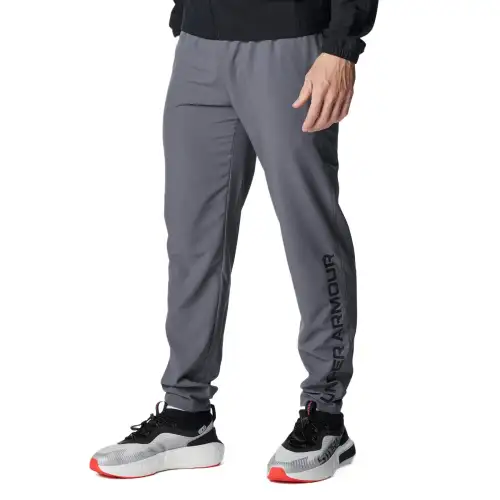 Under Armour Woven Collection SS25 Fresh Casual Pants Men's Castle Stone Gray 025