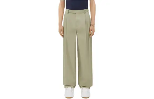 Bottega Veneta Casual Pants Men's Soda Ash Gray