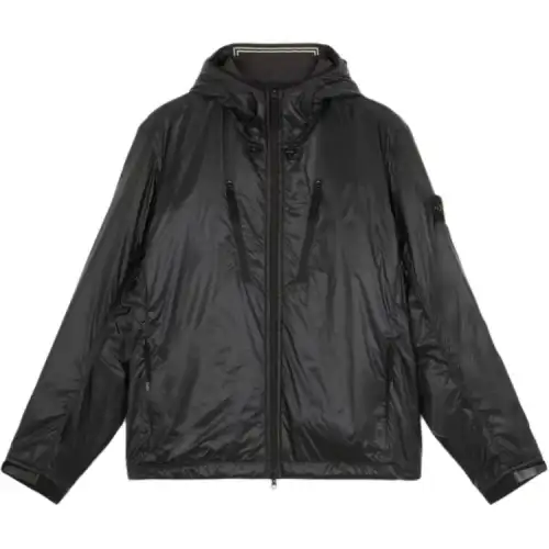 STONE ISLAND Compass Patch Zipped Jacket