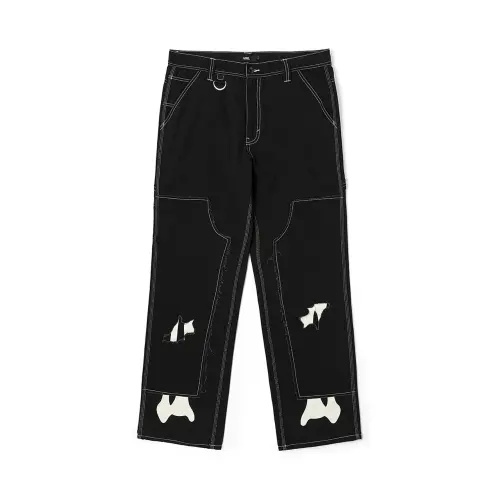 Vans Casual Pants Men's Black Moderate Straight Fit Pants