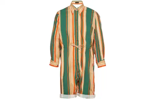 PRADA Jumpsuits Men's Jadeite Green Thin