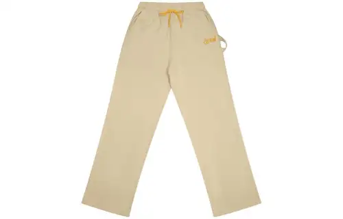 Drew house Casual Pants Unisex Almond Cookie Moderate Straight Fit Pants