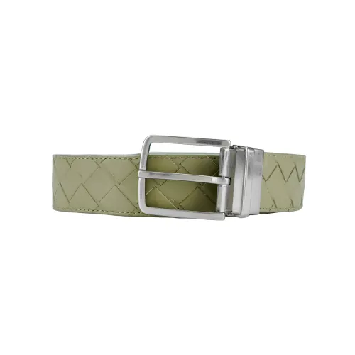 Bottega Veneta Cow Leather Belts Men's Width 3.5cm