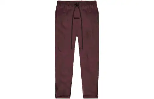 Fear of God Essentials Drop2 SS23 Drop2 Relaxed Trousers Plum Solid color drawstring American heavy casual pants for men and women, plum purple