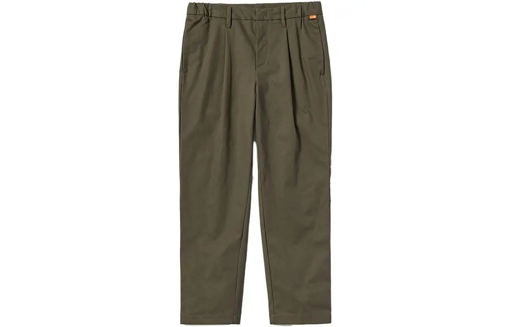 Timberland Casual Pants Men's Army Green Moderate Tapered Pants
