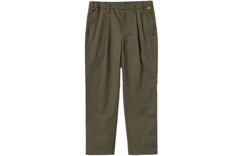 Timberland Casual Pants Men's Army Green Moderate Tapered Pants