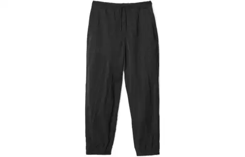 Burberry crinkled-finish straight-leg trousers