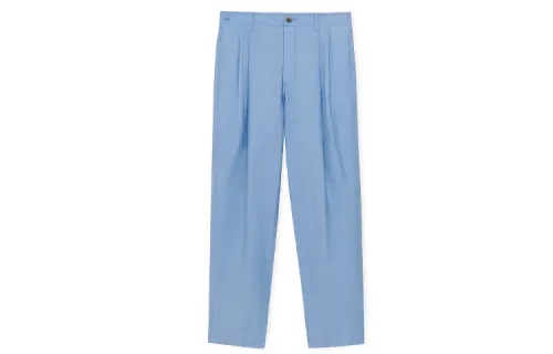 LOEWE Casual Pants Men's Blue Moderate Tapered Pants