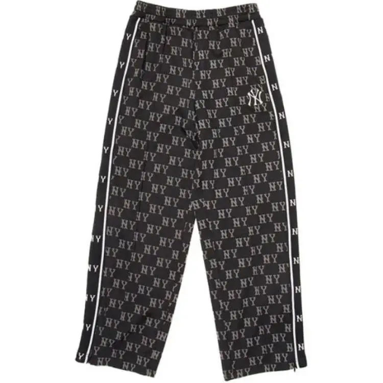 MLB New York Yankees Jacquard Monogram New York Yankees Pants Casual Pants Unisex Black