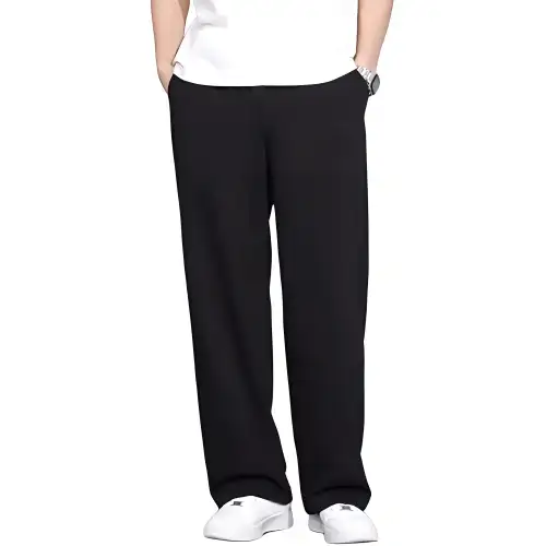 Anta Knitted Sweatpants Men's Midnight Black