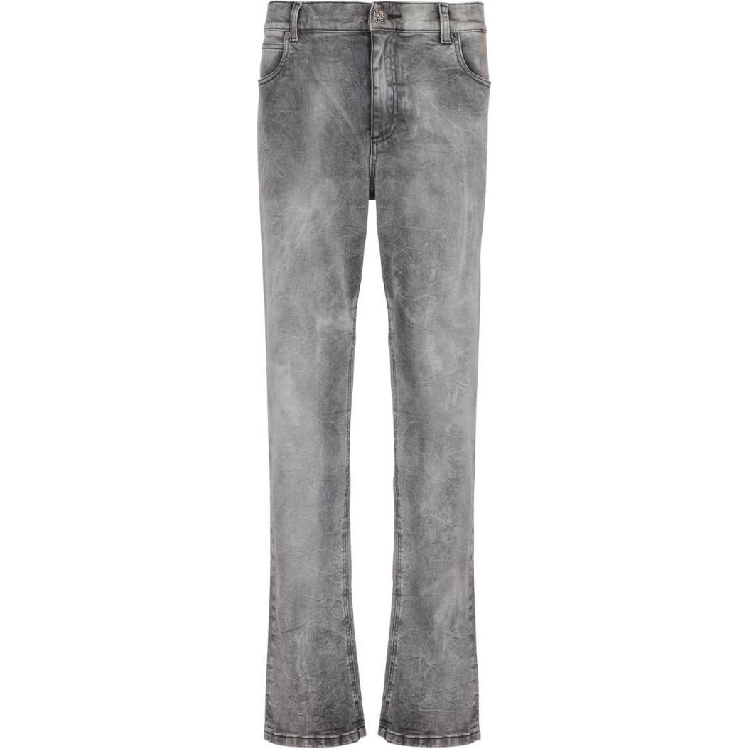 Мужские джинсы BALMAIN BALMAIN SS24 (серый)