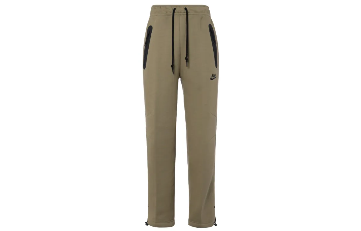 Nike Knitted Sweatpants Men's Olive Green/Black