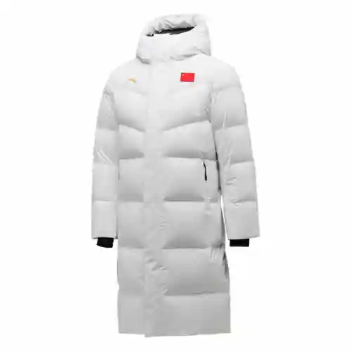 Anta Sports Life Collection Down Jacket Men's Snowflake White