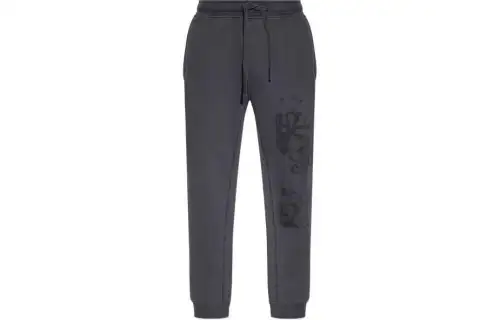 STONE ISLAND Knitted Sweatpants Men's Gray