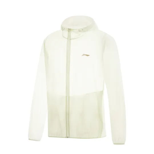 Li Ning Fitness Series Breathable And Quick Dry Waterproof UV Protection Sun Protection Clothing Men's Ivory