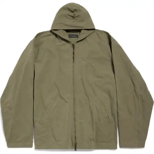 Balenciaga Zip Up Hooded Jacket