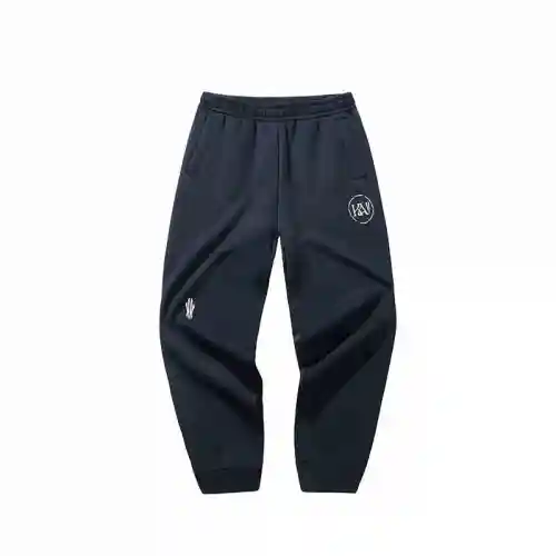 Anta Basketball Collection Knitted Sweatpants Unisex Basic Black