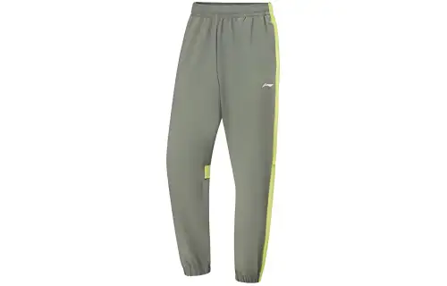 Li Ning Fitness Series Knitted Sweatpants Men's Snail Smoky Green