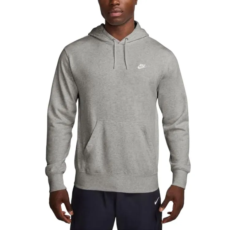 Nike Sweatshirts Men's Gray Hooded Moderate Regular