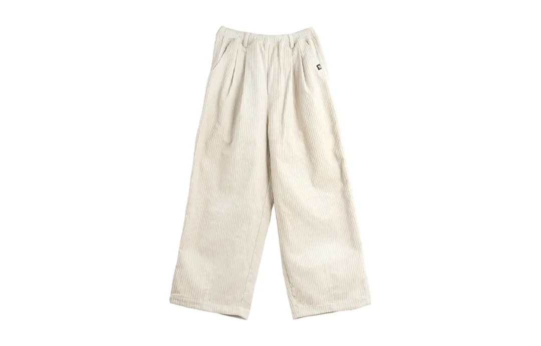 CANOTWAIT_ Casual Pants Unisex Moderate Wide Leg Pants