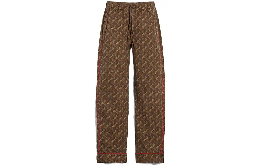 COACH SS23 Casual Pants Men's Umber