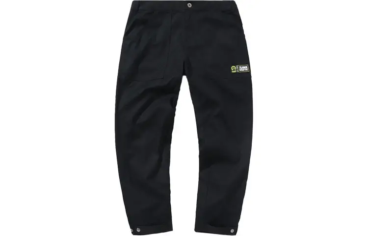 Li Ning Casual Pants Men's Black Moderate Straight Fit Pants