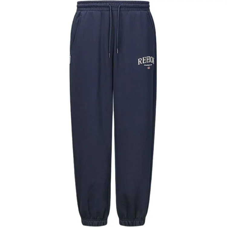Reebok Knitted Sweatpants Unisex Navy Blue