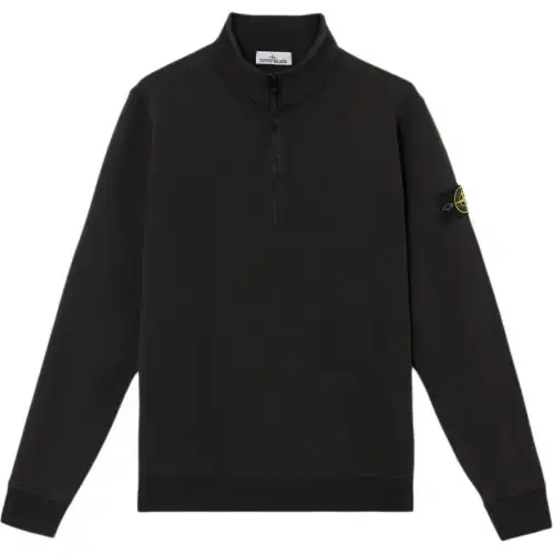 STONE ISLAND Logo-Patch Crewneck Sweatshirt