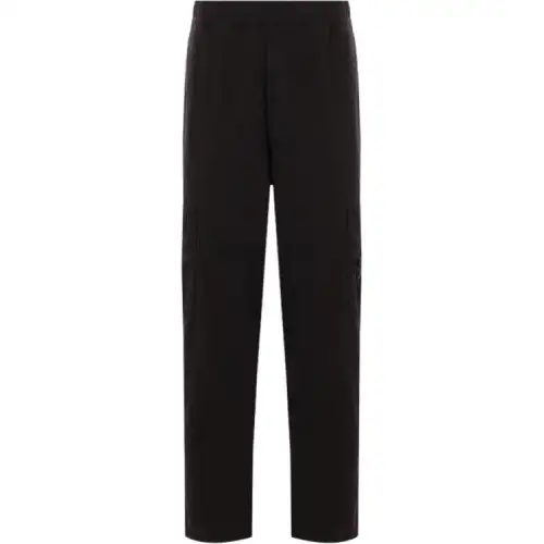 STONE ISLAND Logo Patch Straight Leg Trousers